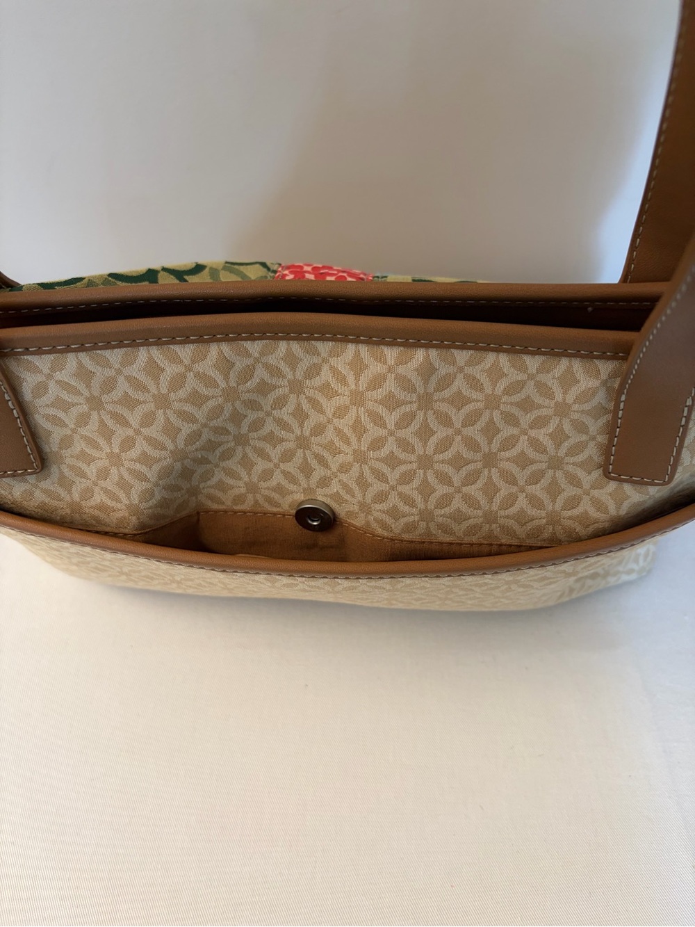 Relic Vintage Y2K Faux Leather Colorful Patchwork Boho Festival Shoulder Bag - Picture 4 of 10